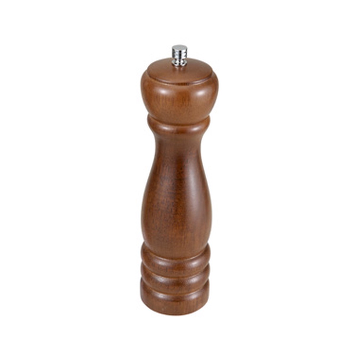 Winco WPM-08 Pepper Mill, 8″H, zinc alloy grinder, rubberwood