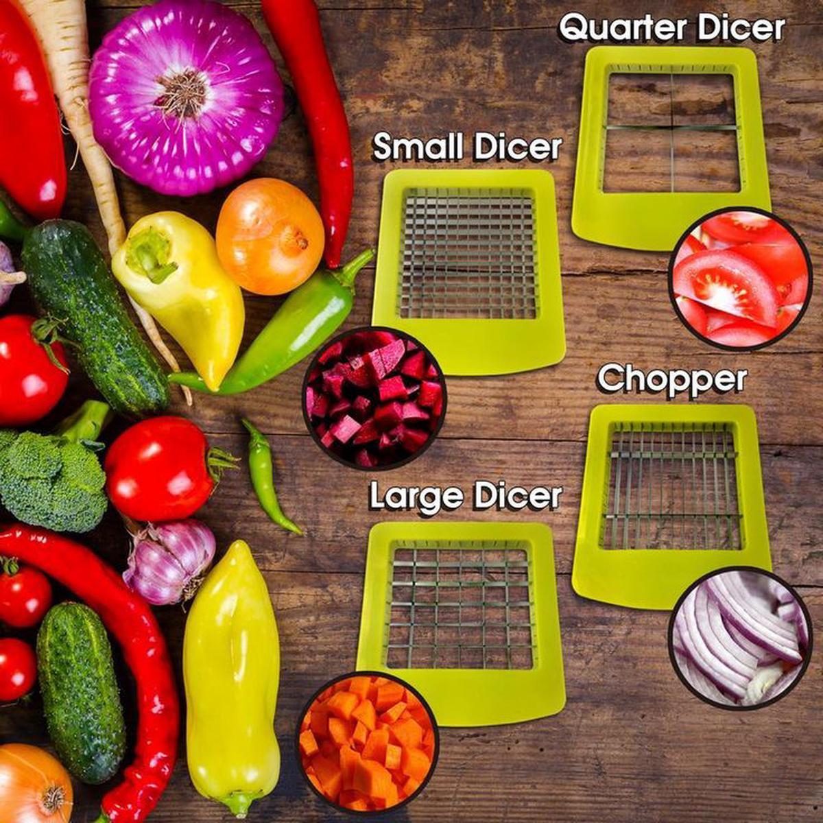 8-in-1 Multi-Use Chopper with Interchangeable Blades