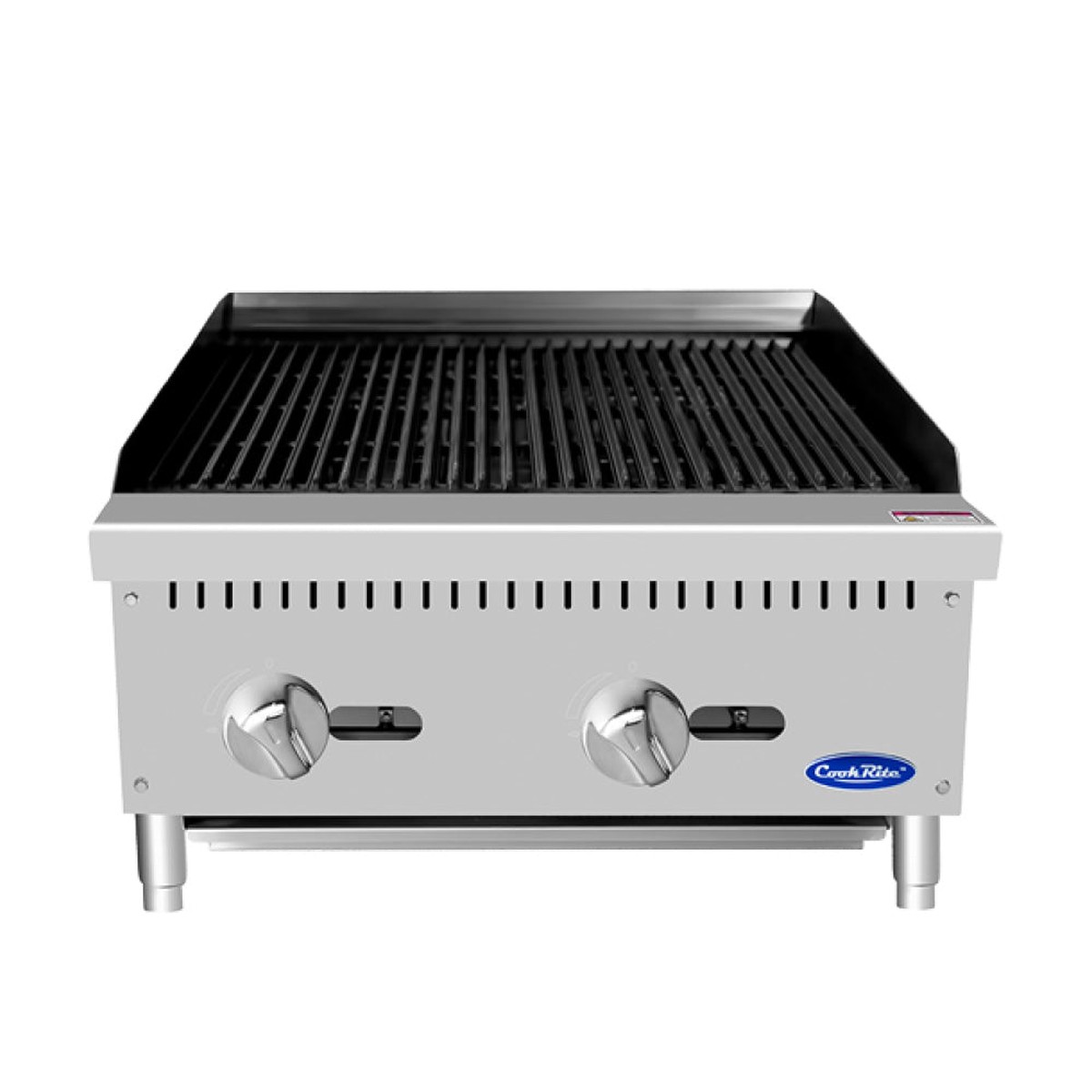Atosa ATCB-24 24″ Countertop Radiant Natural Gas Charbroiler – 70,000 BTU