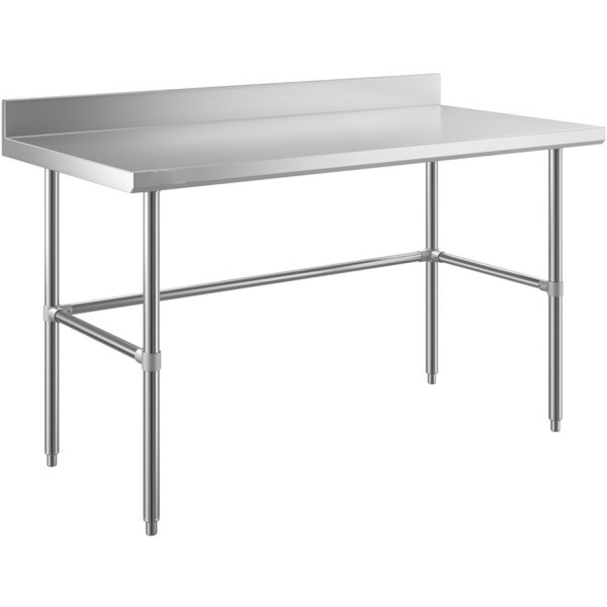 B GRADE Commercial Stainless Steel Work Table No Bottom shelf with Upstand 1200x600x900mm | WT60120GBNU B GRADE