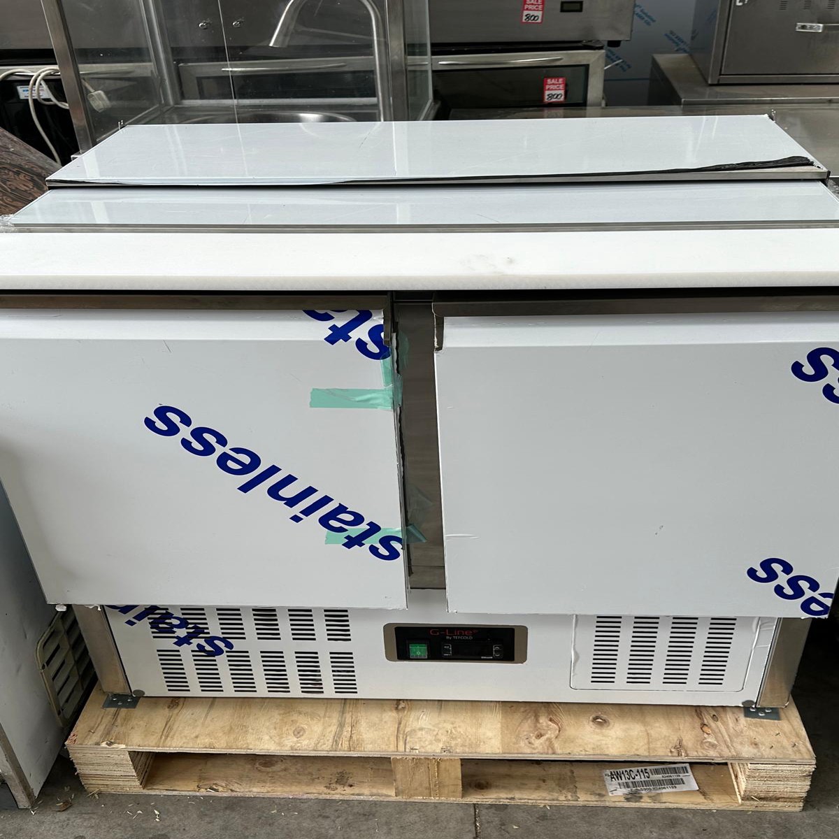 B Grade Tefcold G-Line GSS20 Refrigerated Prep Counter