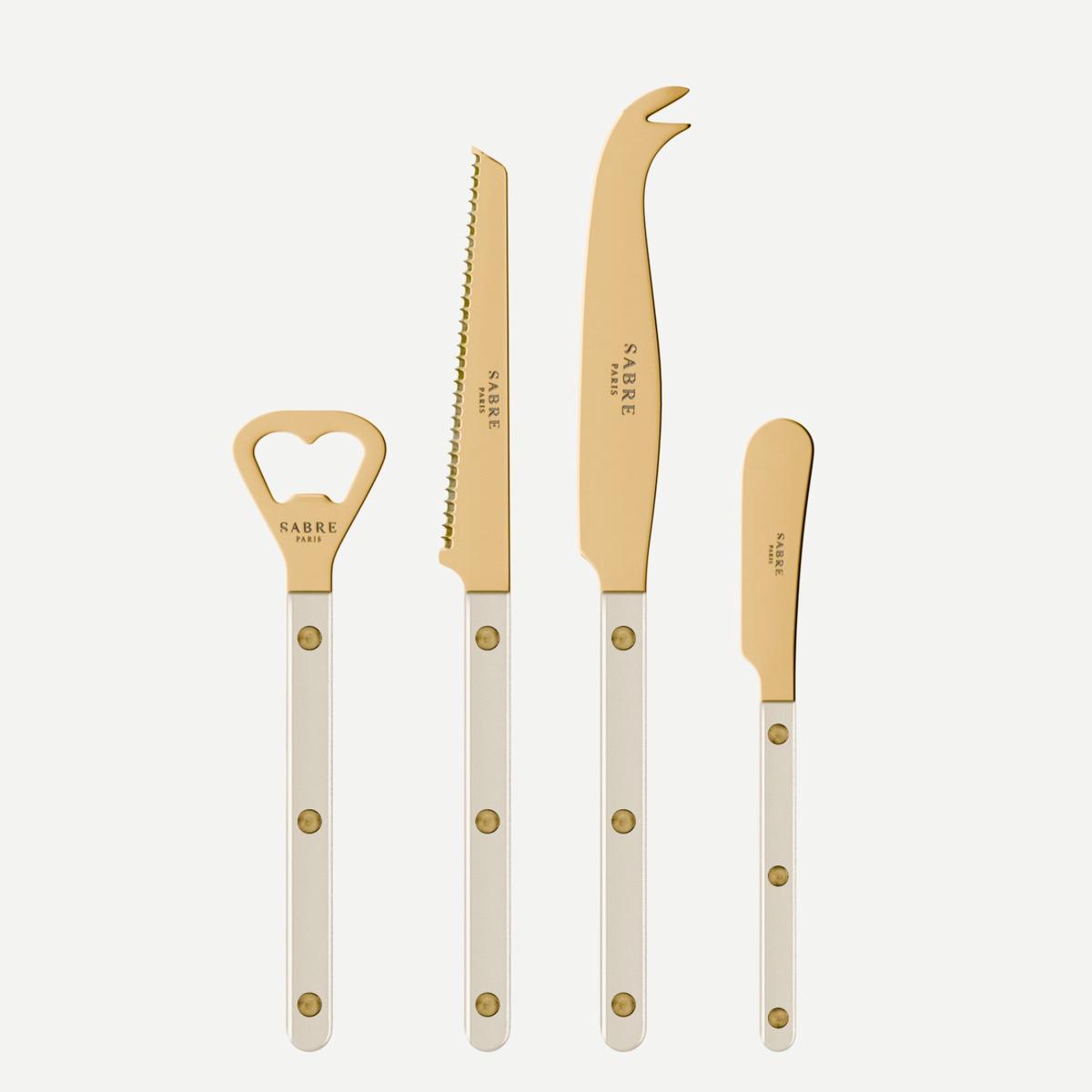 Bistrot Gold color Pearly, Pearl – Bistrot aperitif set