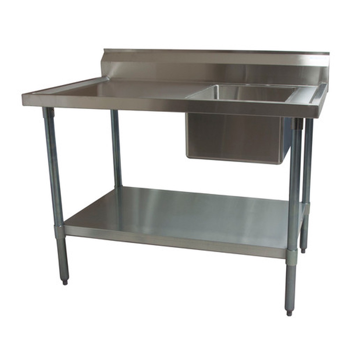 BKMPT-3060G-R | 60′ | Work Table, with Prep Sink(s)
