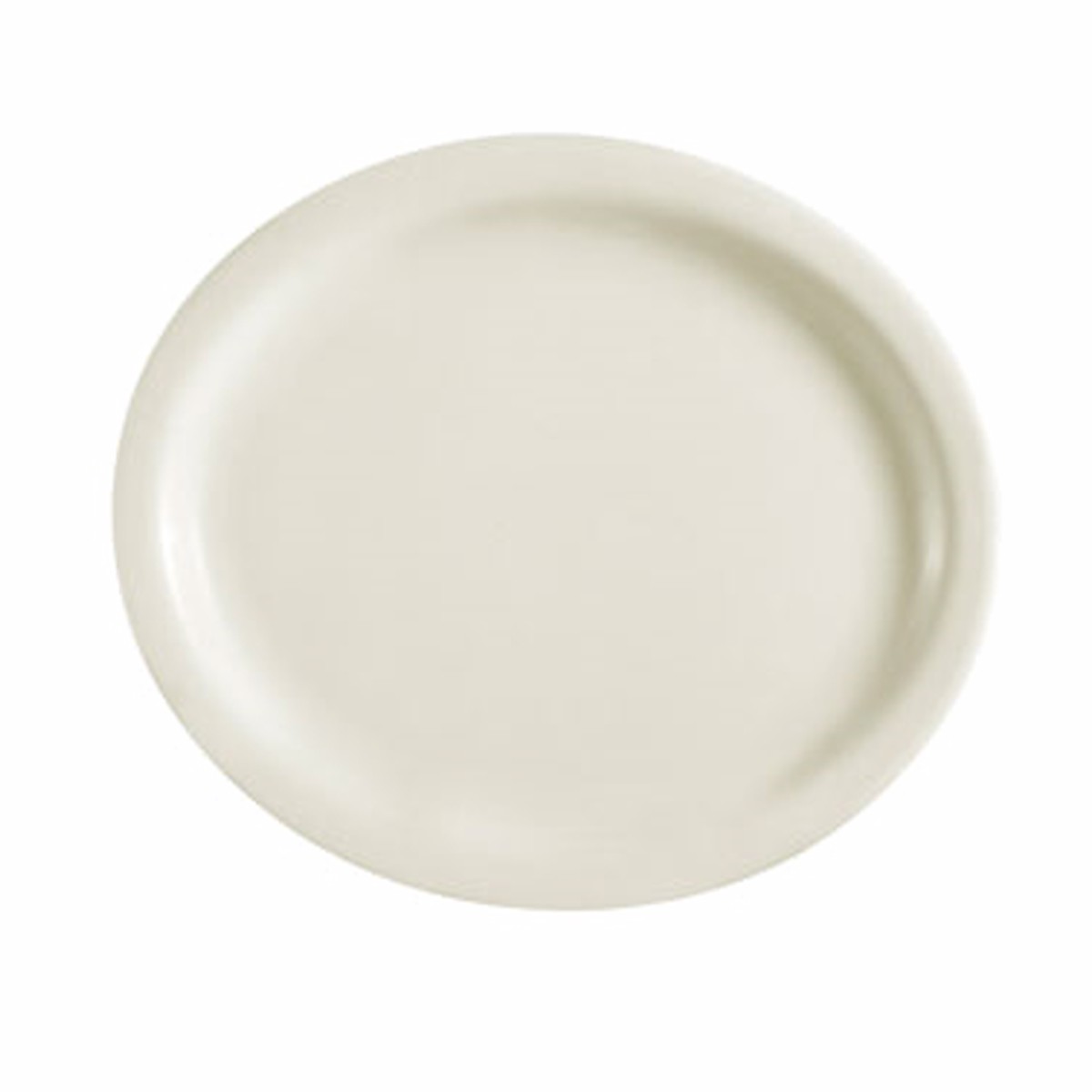 CAC China NRC-14 Platter, 13-1/2″L x 10-1/4″W x 1-1/4″H, oval, narrow rim