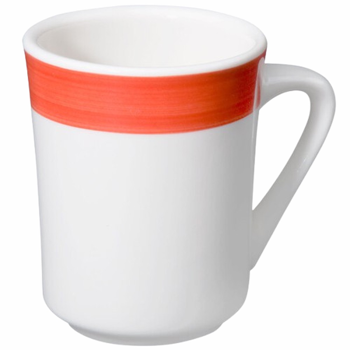 CAC China Rainbow Tierra Mug Red 8-1/2 oz. R-17-R – 36/Case