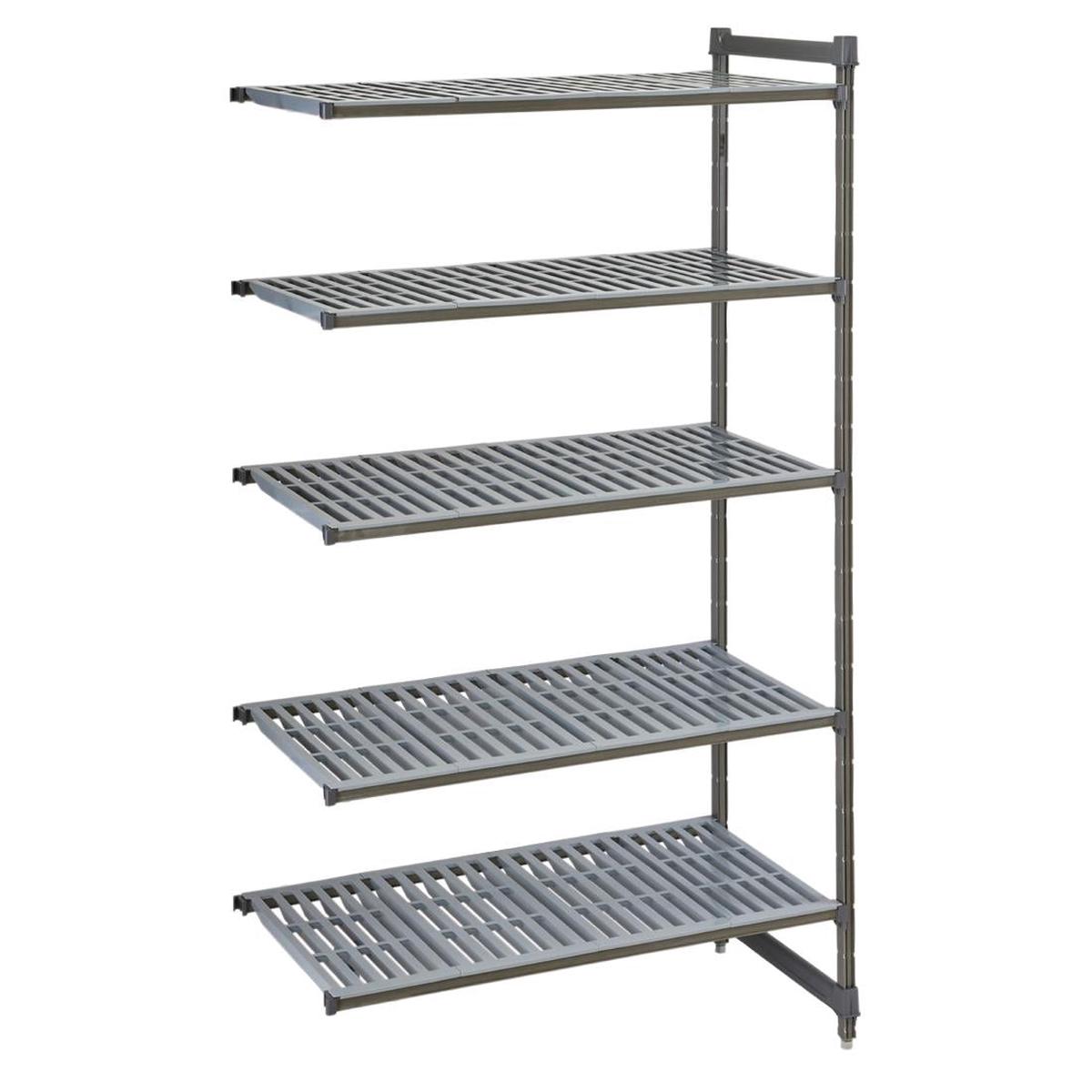 Cambro Camshelving Basics Plus Add-On Unit 5 Tier With Vented Shelves 2140H x 870W x 460D mm – FW661