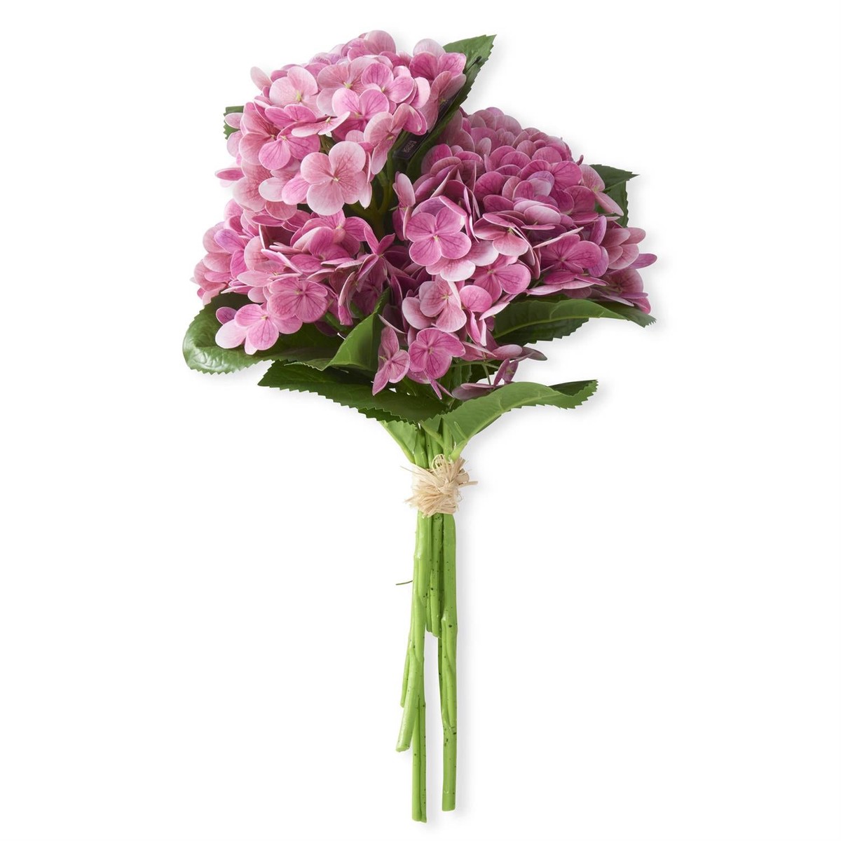K & K Interiors – Dark Pink Real Touch Hydrangea Bundle
