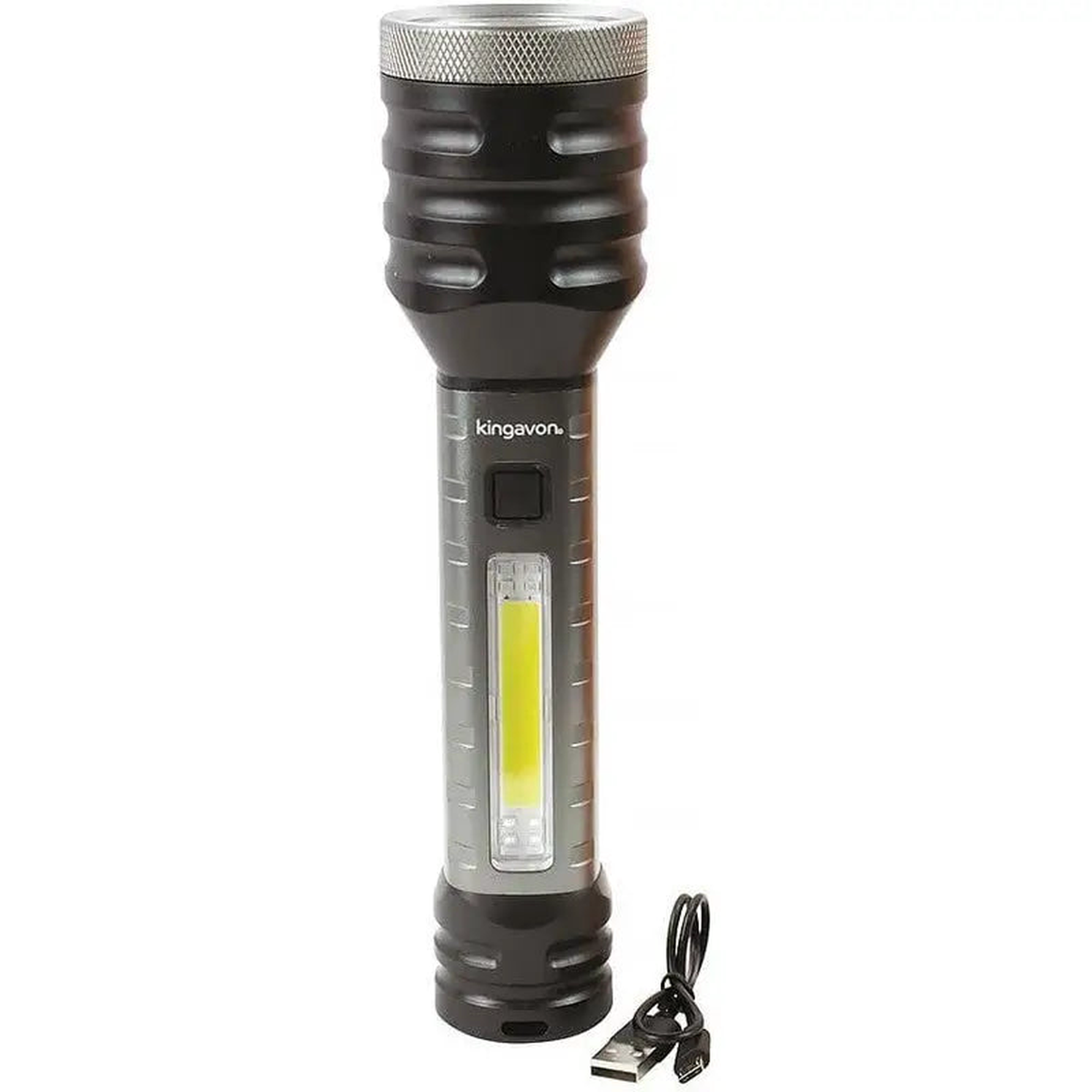 Kingavon Cob Super Bright Rechargable Torch – 5W