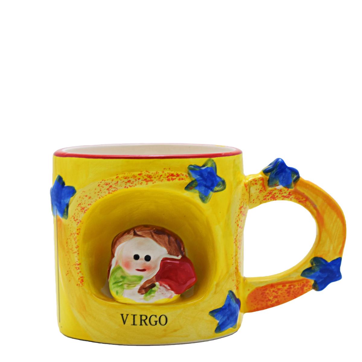 Kitchen Life Star Sign Virgo Mug 300ML – Yellow