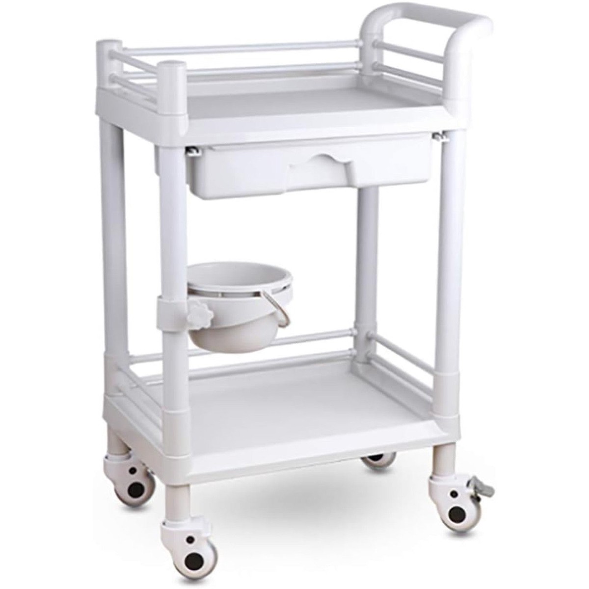 Professional 2 Tier Mobile Trolley 1 Drawer ABS 540x370x900mm | WH2ST5437D