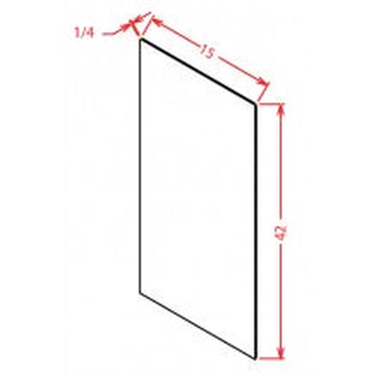 Rigby White 15″W x 42″H Wall Skin Panel