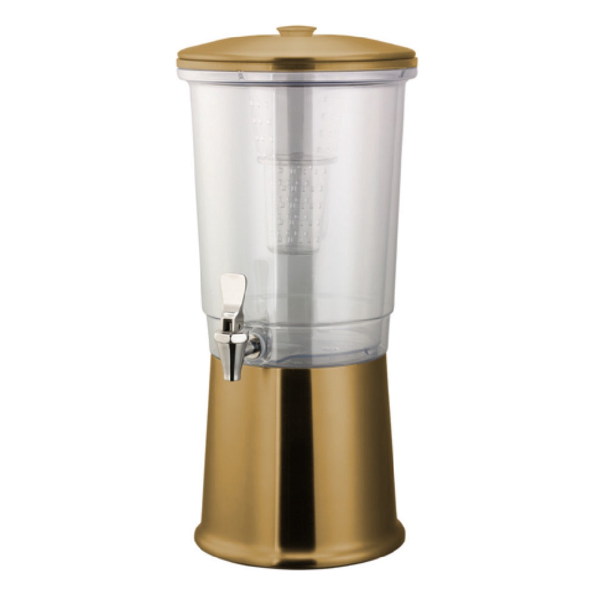 Service Ideas CBDDW3GSSVG 11 Inch Cold Beverage Dispenser Traditional Spigot Stainless Steel Vintage Gold