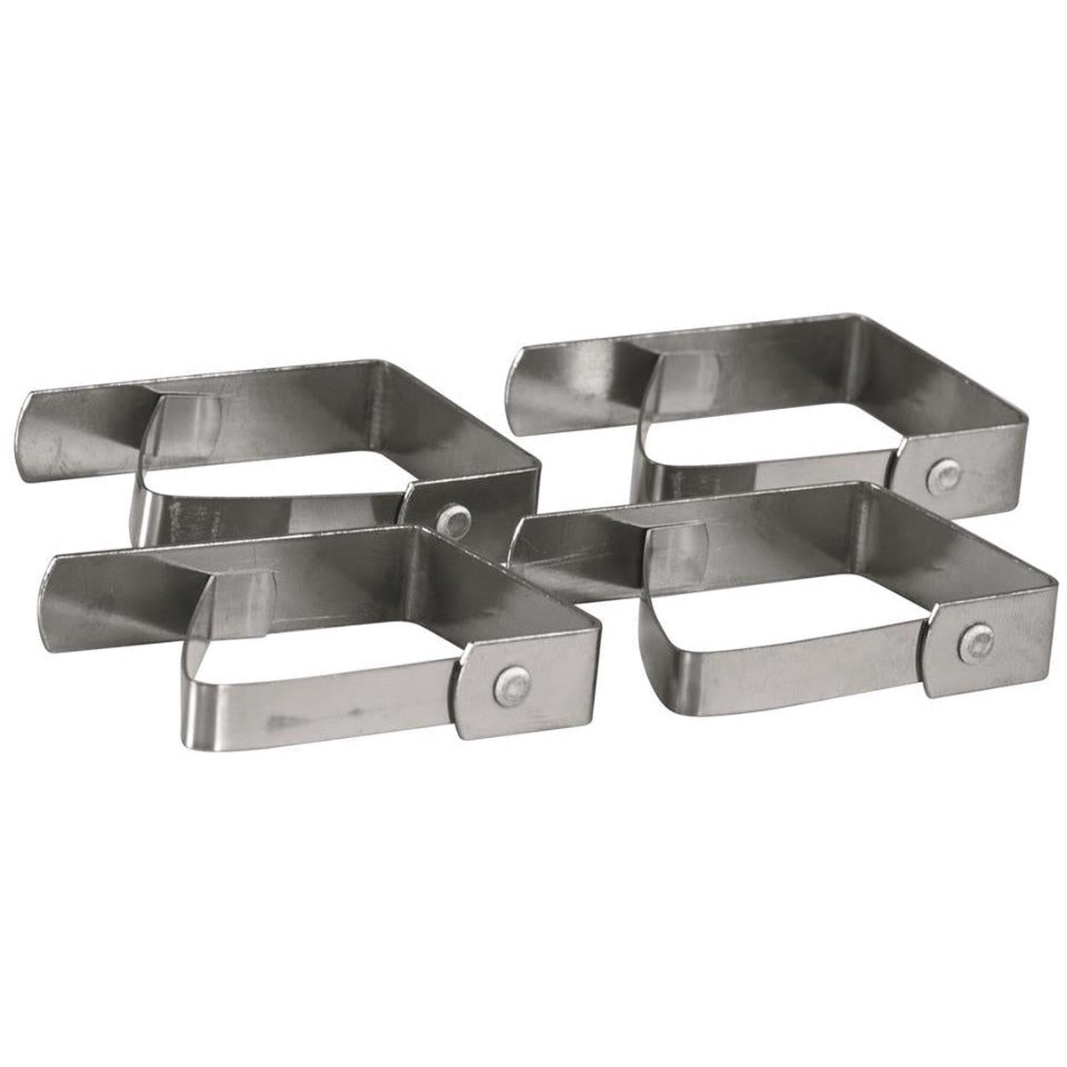 Stainless Steel Table Cloth Clips – Set Of 4