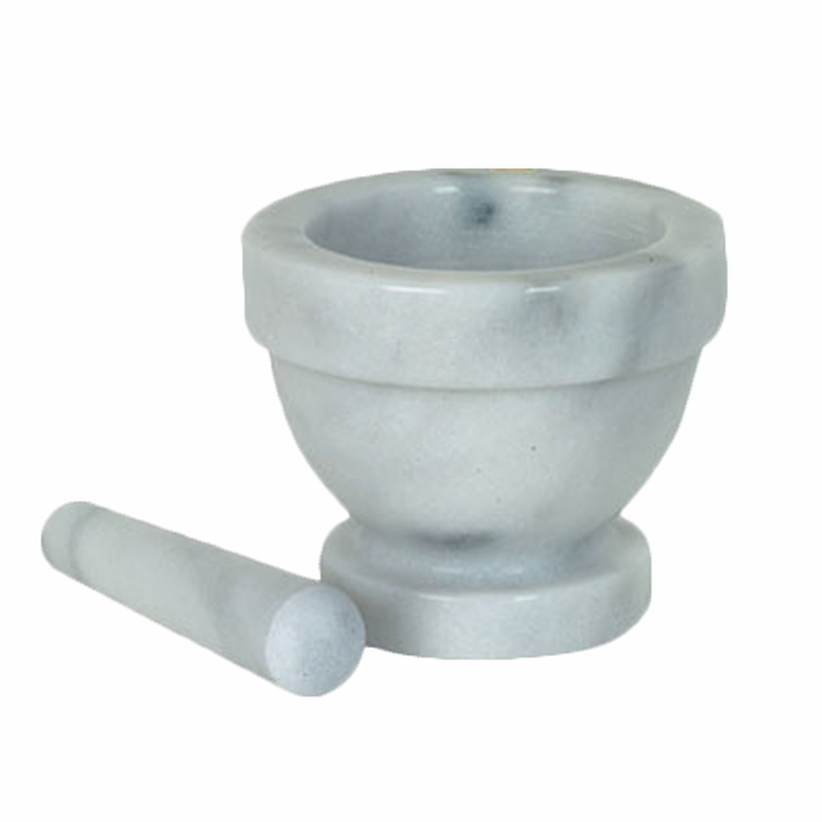 Thunder Group MRGR001 4″ Diameter Marble Mortar & Pestle