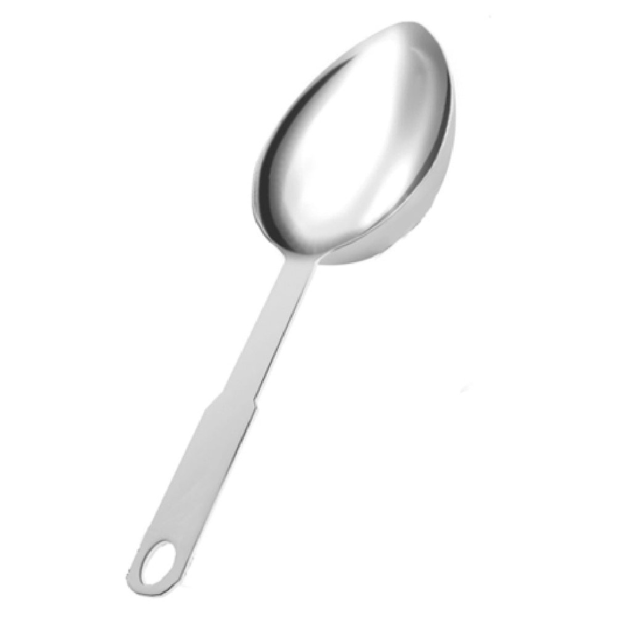 Thunder Group SLMS050V 1/2 Cup Oval Measuring Scoop 18/8 Stainless Steel