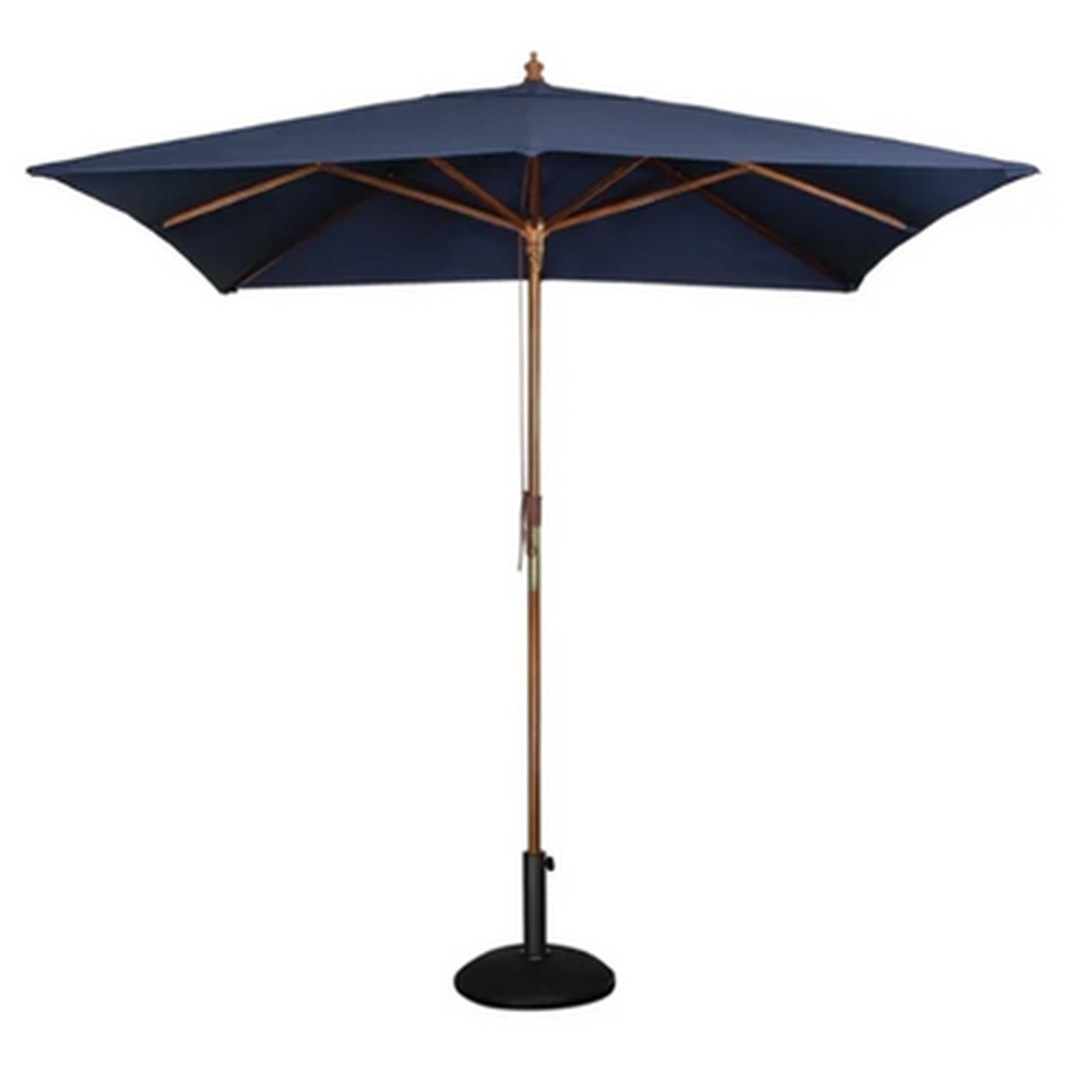 Bolero GH991 Square Outdoor Umbrella 2.5m Navy Blue