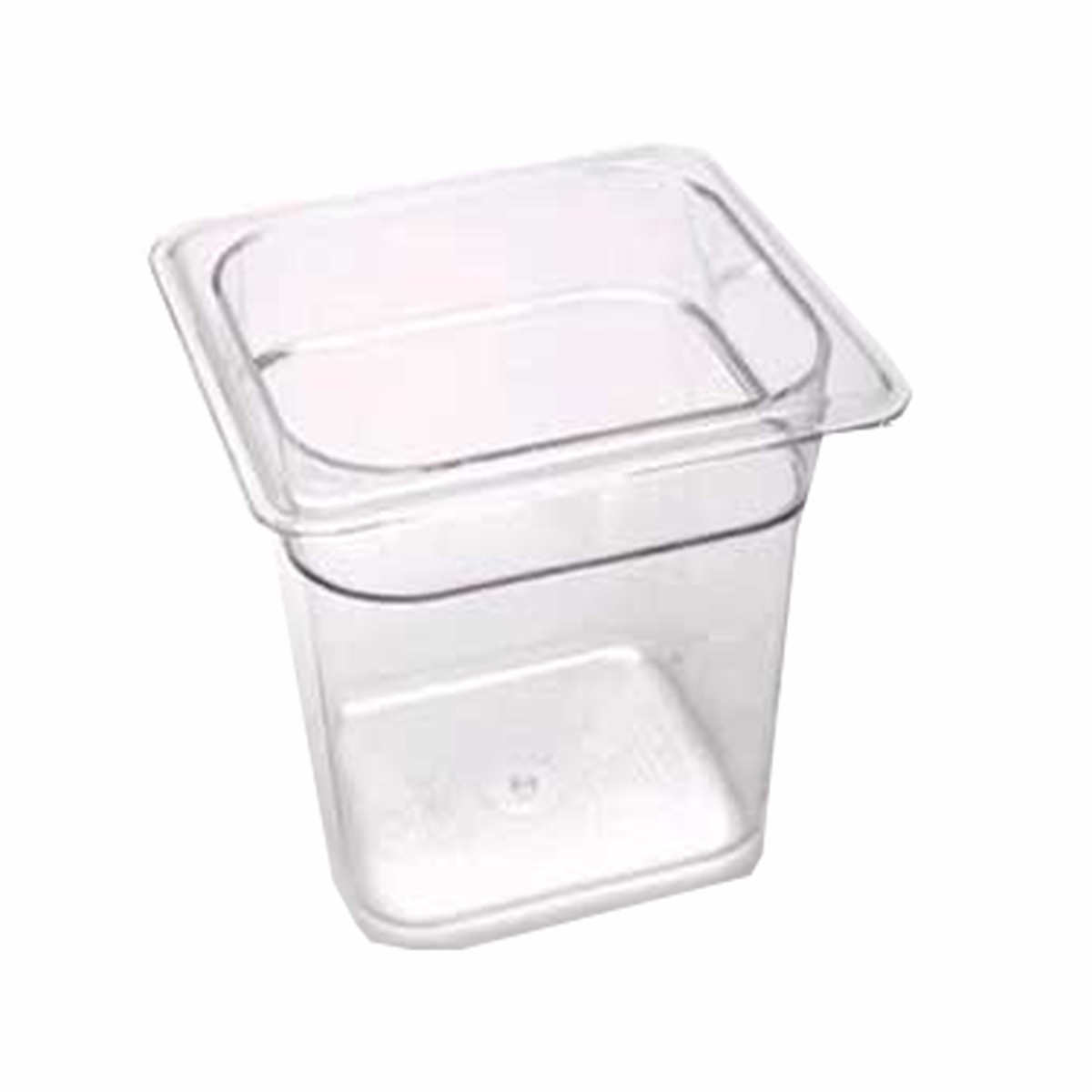 Cambro 66CW135 Camwear Food Pan 2.4 Qt. 1/6 x 6″ Deep, Plastic Clear, NSF