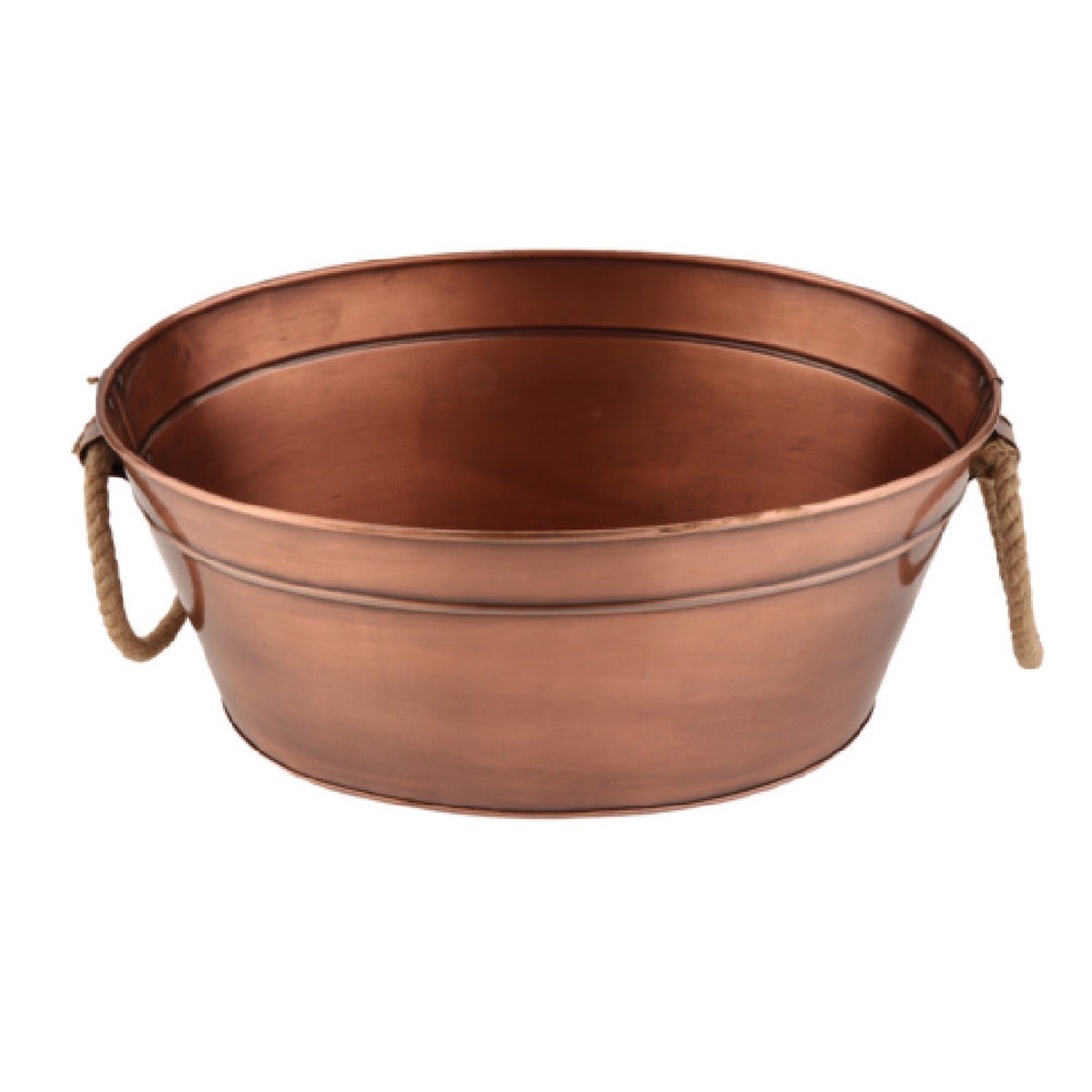 GET Enterprises BT-1712-ACPR 15 Inch Copper Beverage Tub 3 Gal with Double Wall