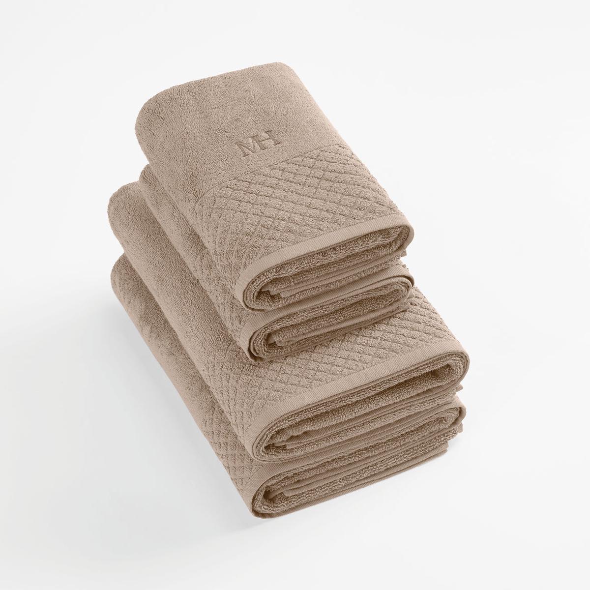 Hand towel + bath towel combed cotton LT – Eden – Taupe