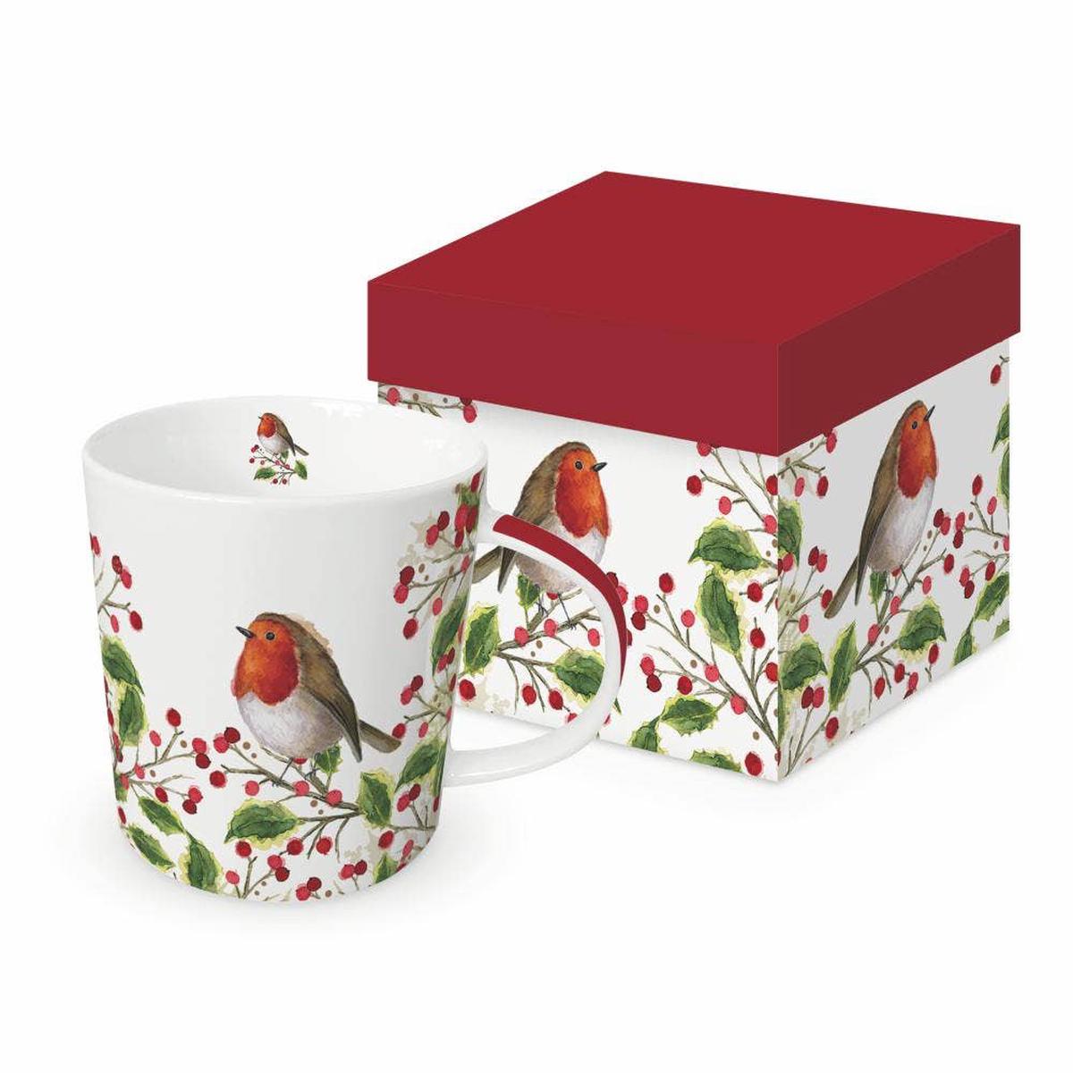 MUG IN GIFT BOX-MERRY BIRD