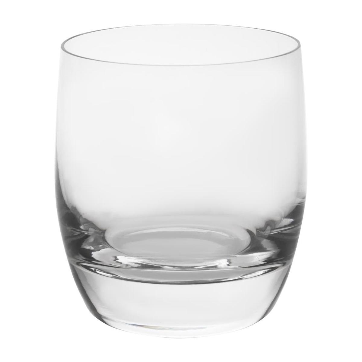 Olympia Verona Crystal Rocks Tumblers 280ml (6 Pack) (280ml | Pack Quantity: 6) PAS-HP933