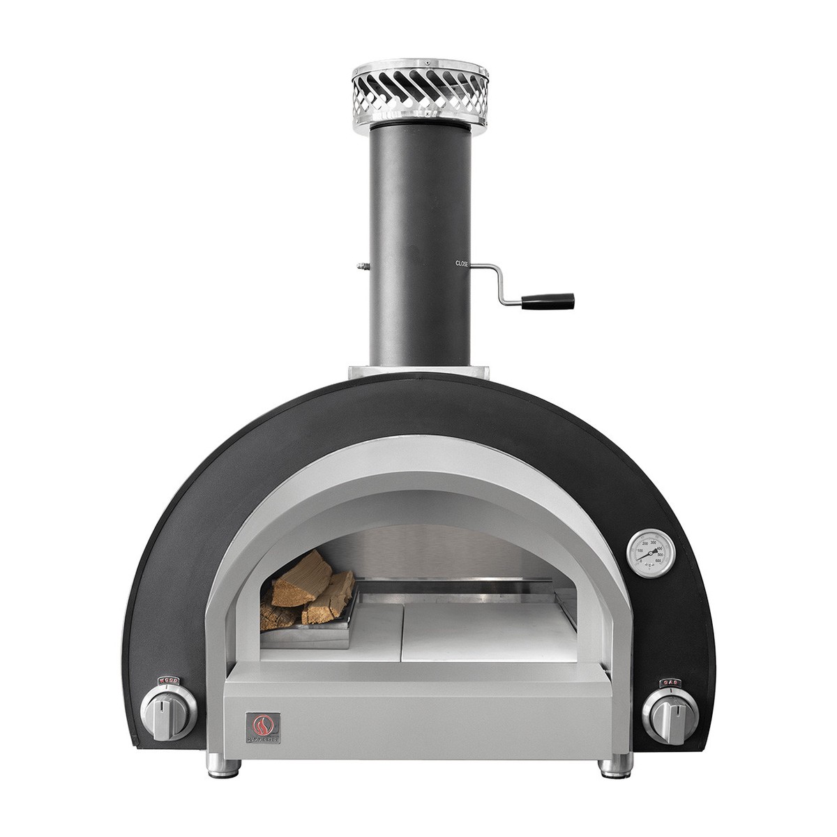 Summerset Hybrid Gas Pizza Oven, Matte Black