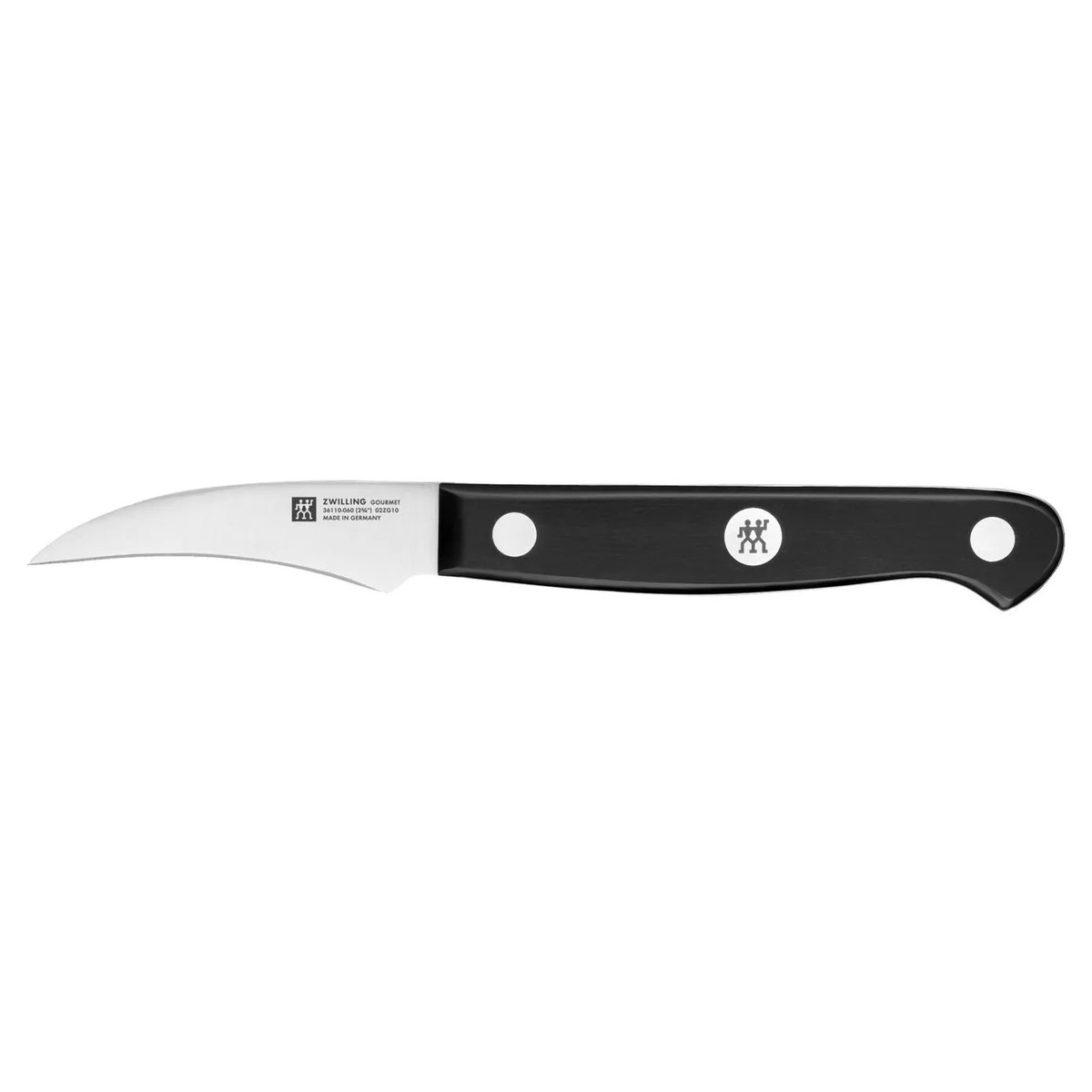 Zwilling Gourmet Peeling Knife, 6cm, Black Silver