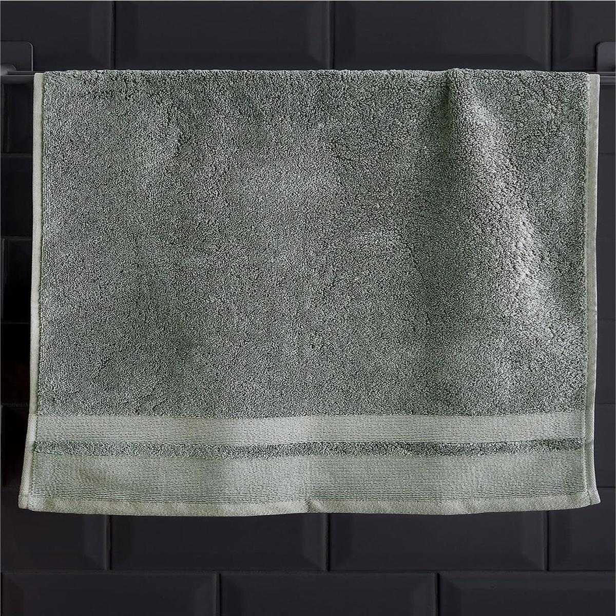 Zero Twist Cotton Modal Bath Sheet Forest Green