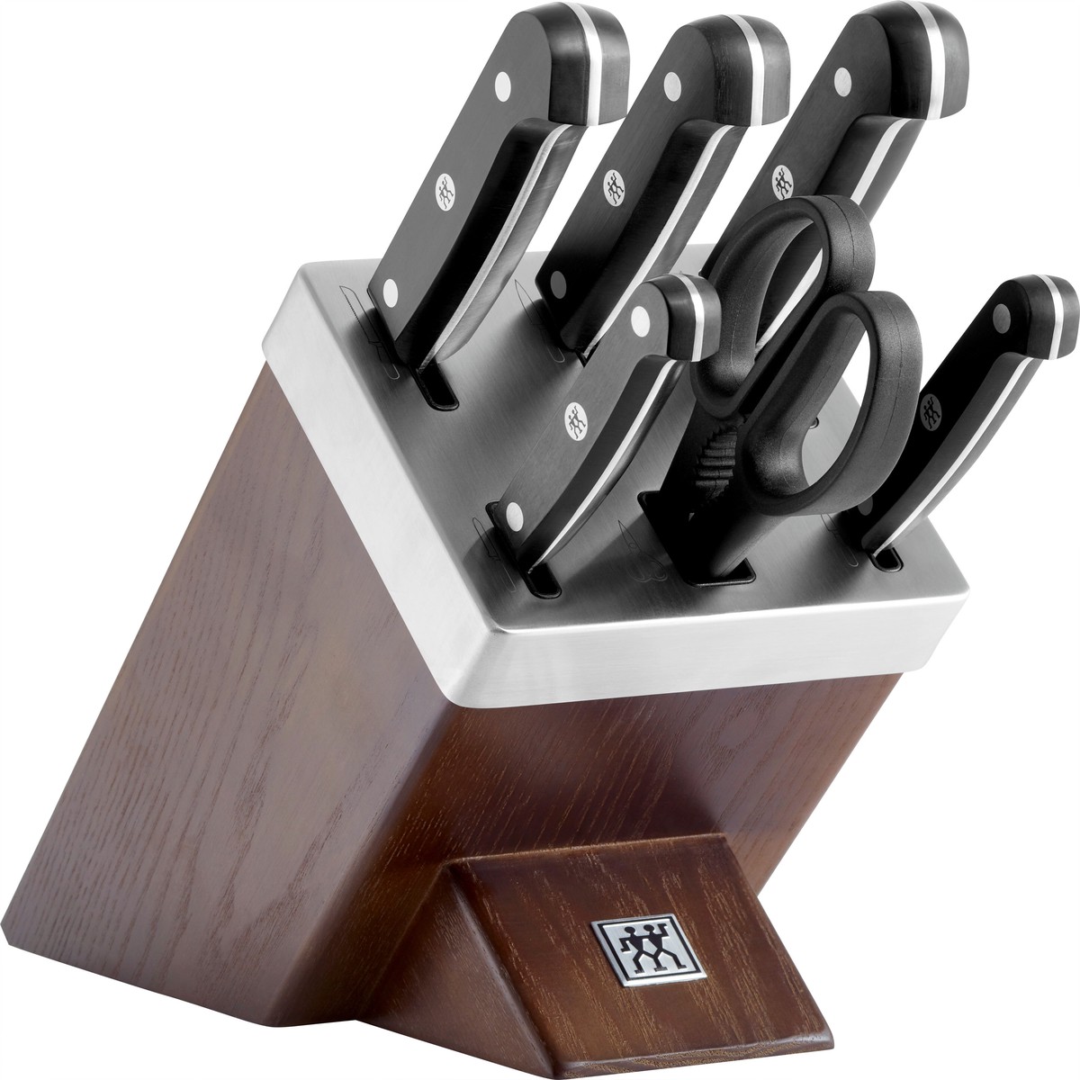 Zwilling Gourmet 7 Piece Knife Block Set with KiS technology, Black
