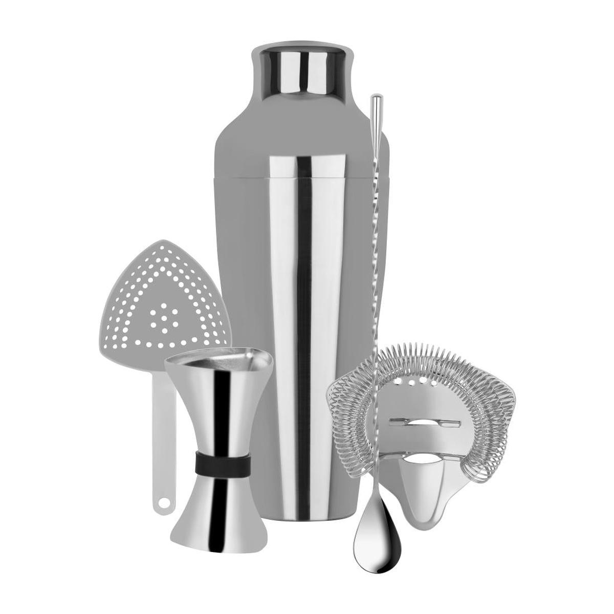 Zanzi Cocktail Set 5pc Stainless Steel PAS-FZ738