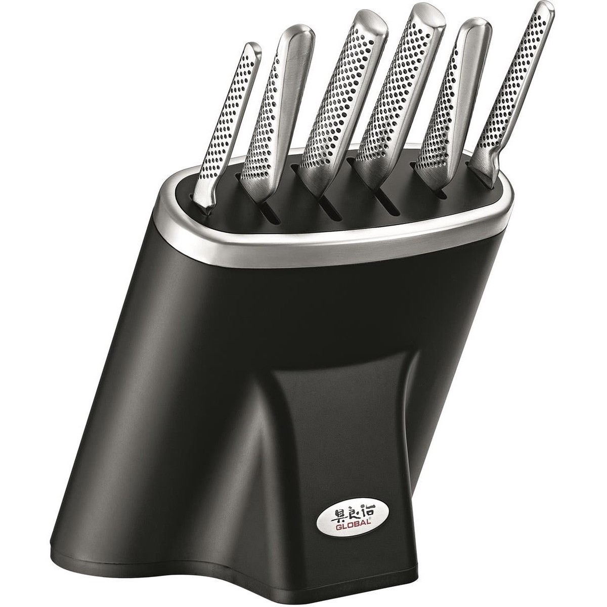 Zeitaku Black Knife Block Set - 7 Piece Set
