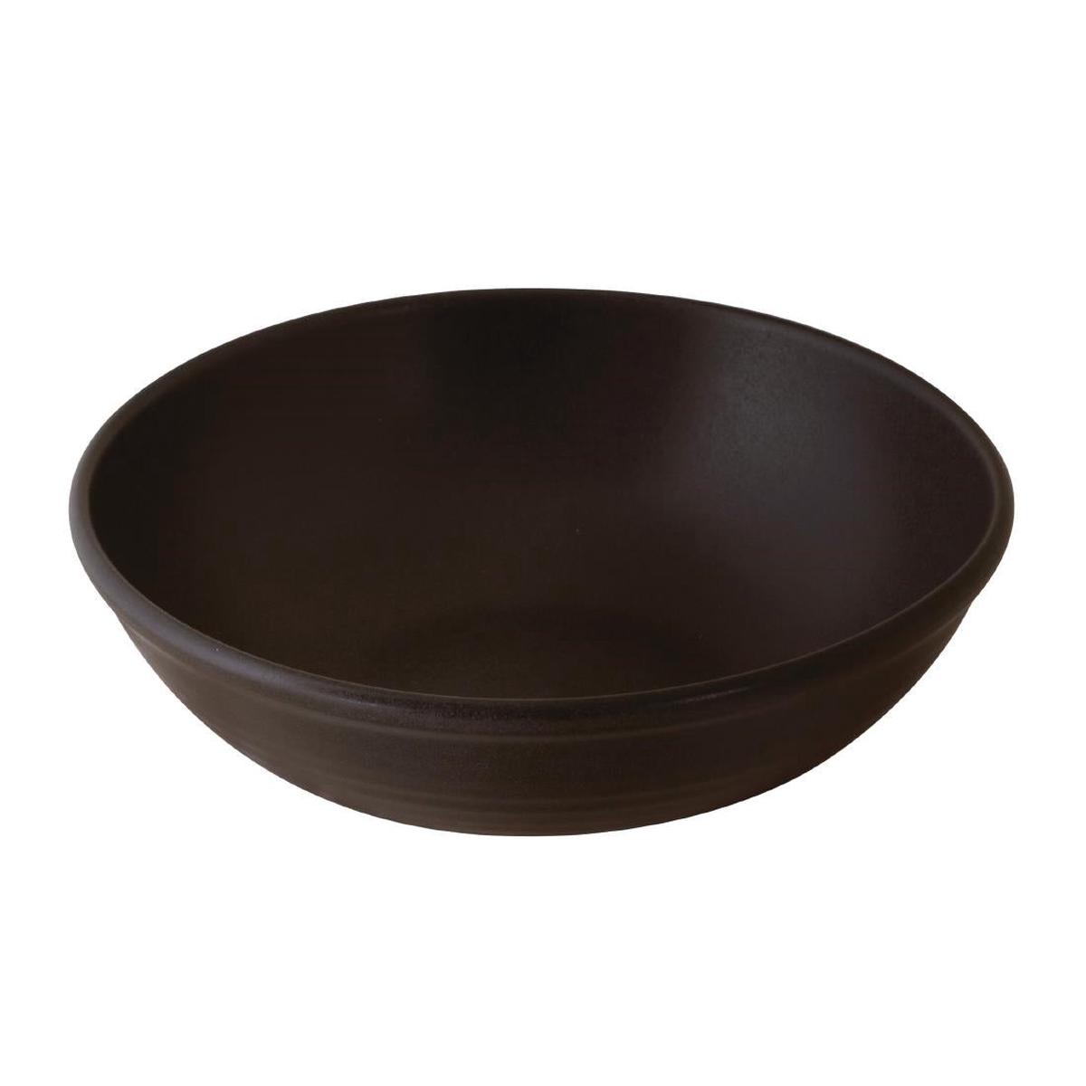 Zuma Charcoal Round Bowls 195mm (3 Pack) PAS-GP809