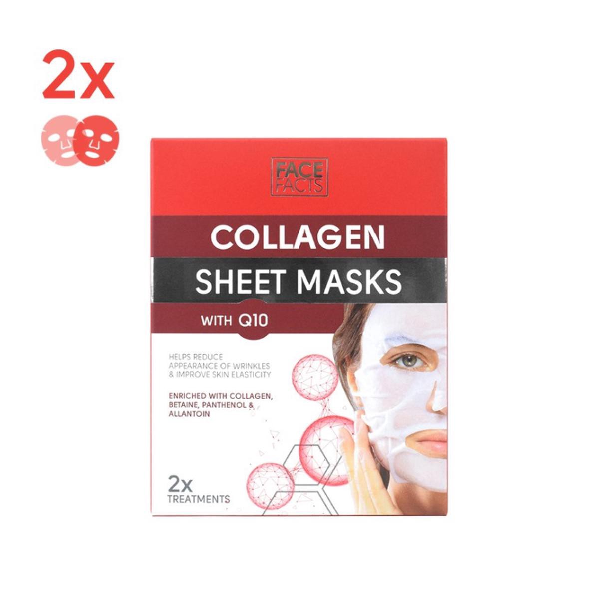 2x Collagen 038 Q10 Sheet Mask