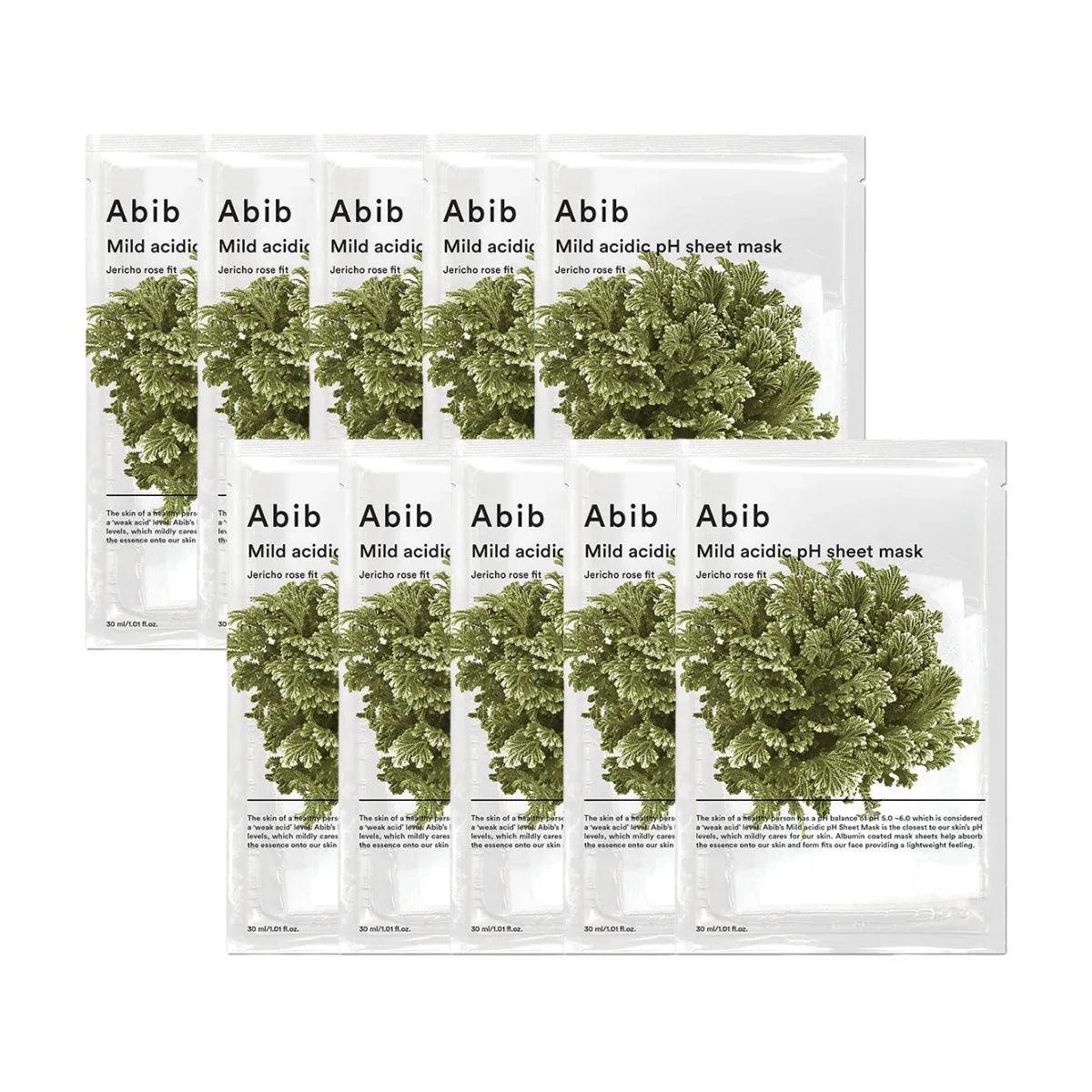Abib Mild Acidic pH Sheet Mask Jericho Rose Fit Box of 10 (Exp 0728)