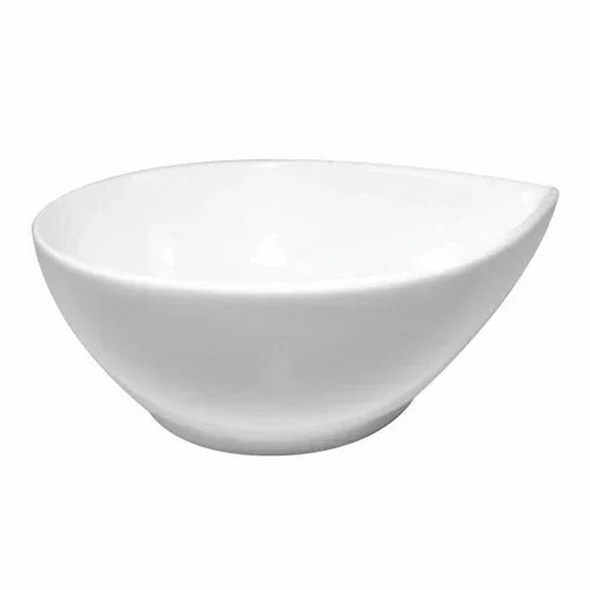 William Fine Bone BCMX.07.10 Bowl, 3.8 oz., 4 in , teardrop shaped, china, William Fine Bone
