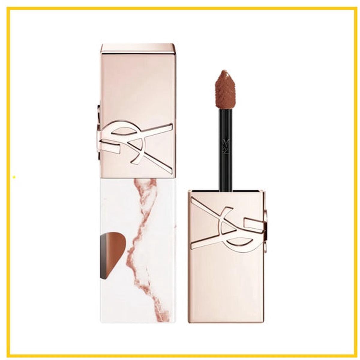 YVES SAINT LAURENT Limited Edition Marble Heart Lip Gloss (YSL THE INKS VINYL CREAM 442 55ML)