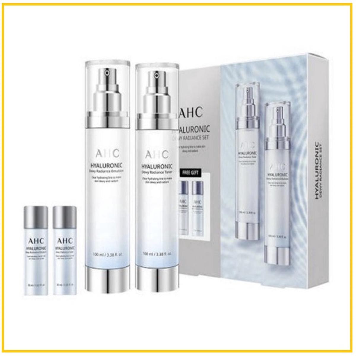 AHC Hyaluronic Dewy Radiation 4-piece Duo Set