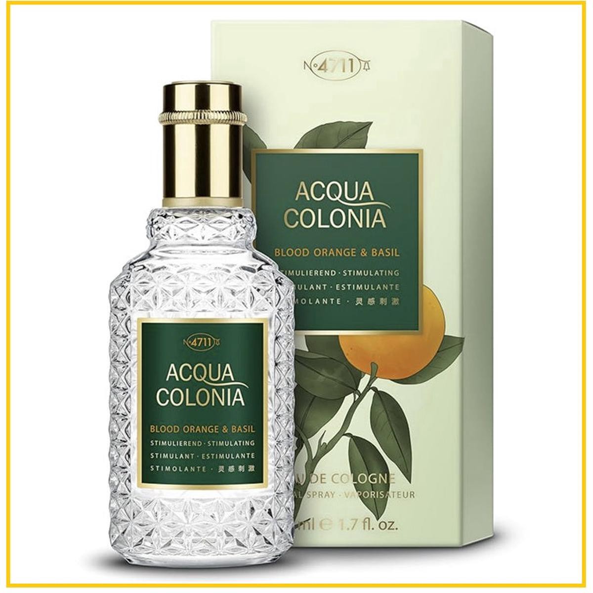 4711 ACQUA COLONIA Blood Orange 038 Basil Unisex Cologne EDC 50ML