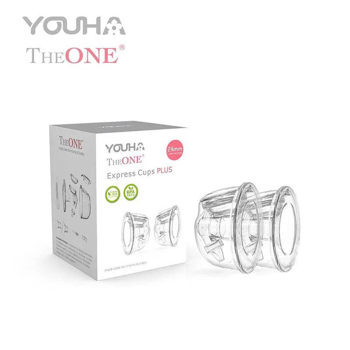 Youha The One Express PLUS Collection Cups Set for MedelaSpectraAventYouhaCimilire (2 Sizes)