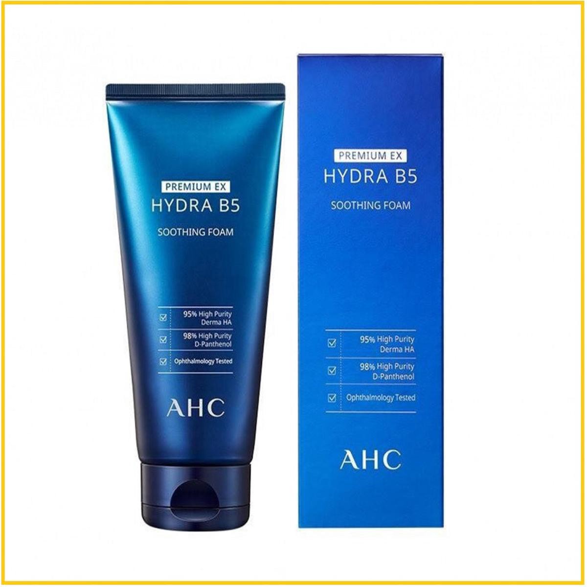 AHC B5 Hyaluronic Acid Facial Cleanser PREMIUM HYDRA B5 SOOTHING FOAM 180ML