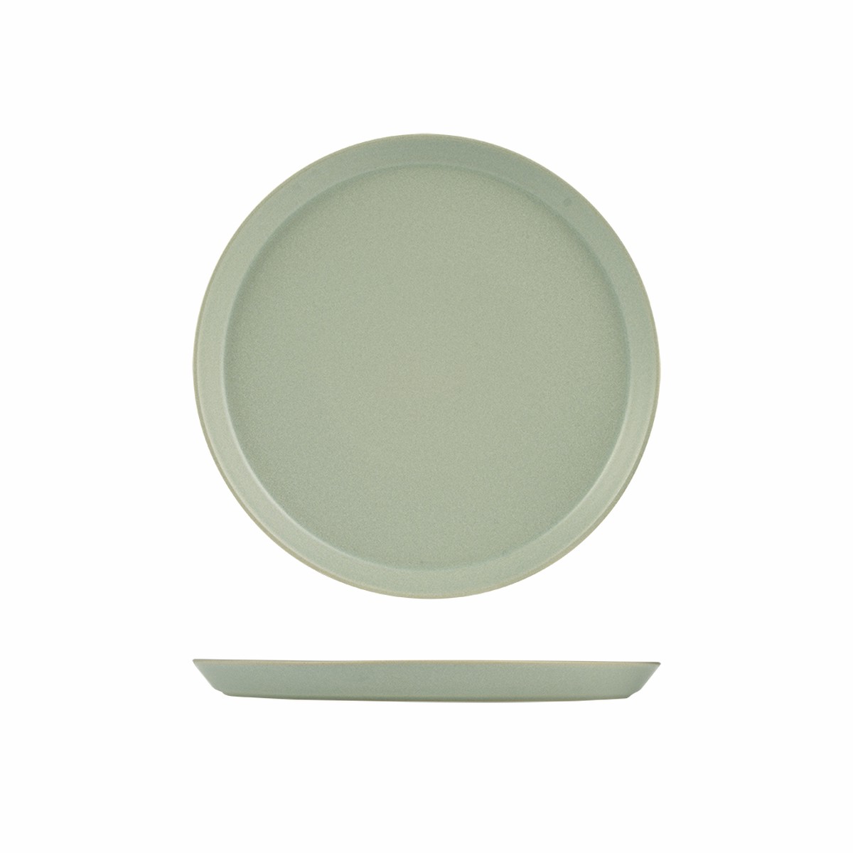 Zuma Pearl Pistachio - Tapered Plate 280mm: Pack of 6