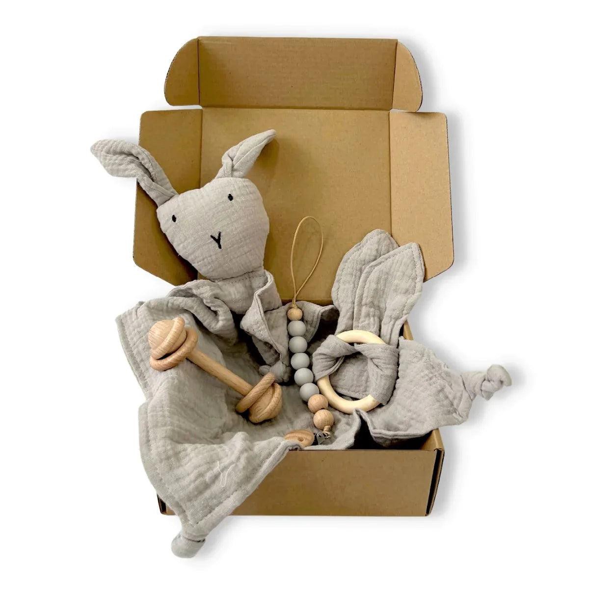 A Apple Pie Playful Bunny Baby Gift Set (5 Colors)