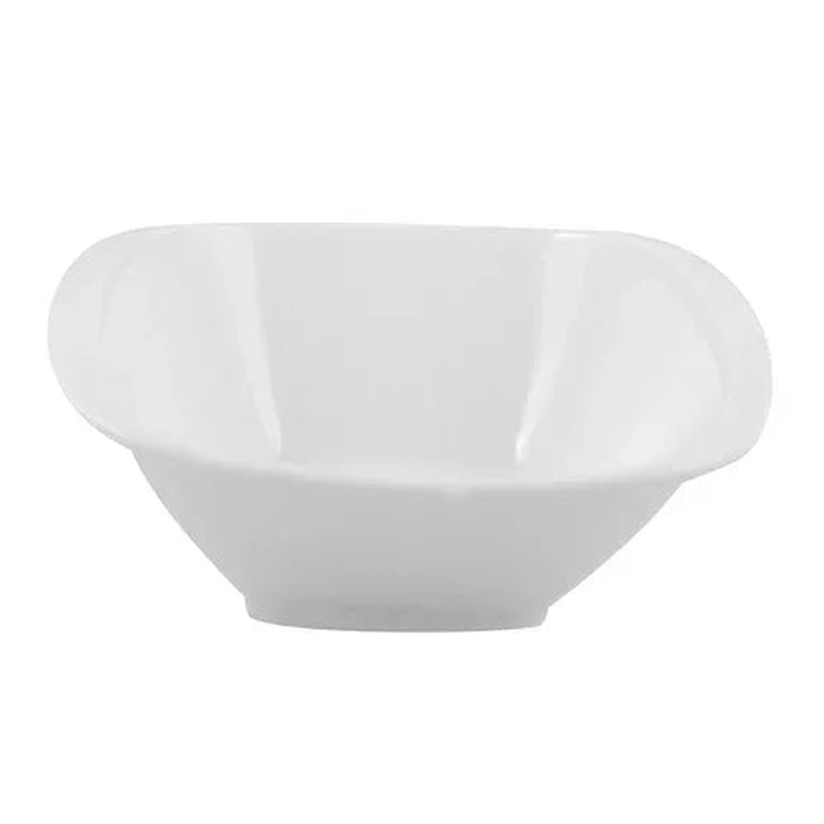 William Fine Bone BCWM.61.12 Bean Town Bowl, 8-7/16 oz., 5 in square, thermal, wide rim, bone china, white,
