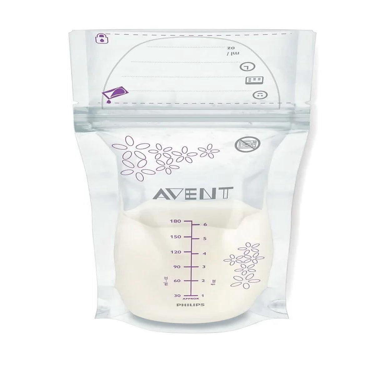 3-pack Philips Avent Breast Milk Storage Bags 6oz (50pc)