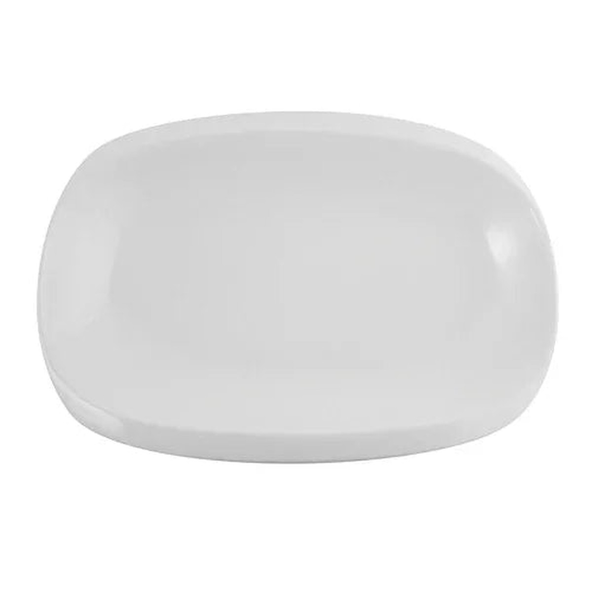William Fine Bone BCWM.60.23 Bean Town Soup Plate, 9-7/105__L x 7__W, rectangular, thermal, wide rim, bone ch