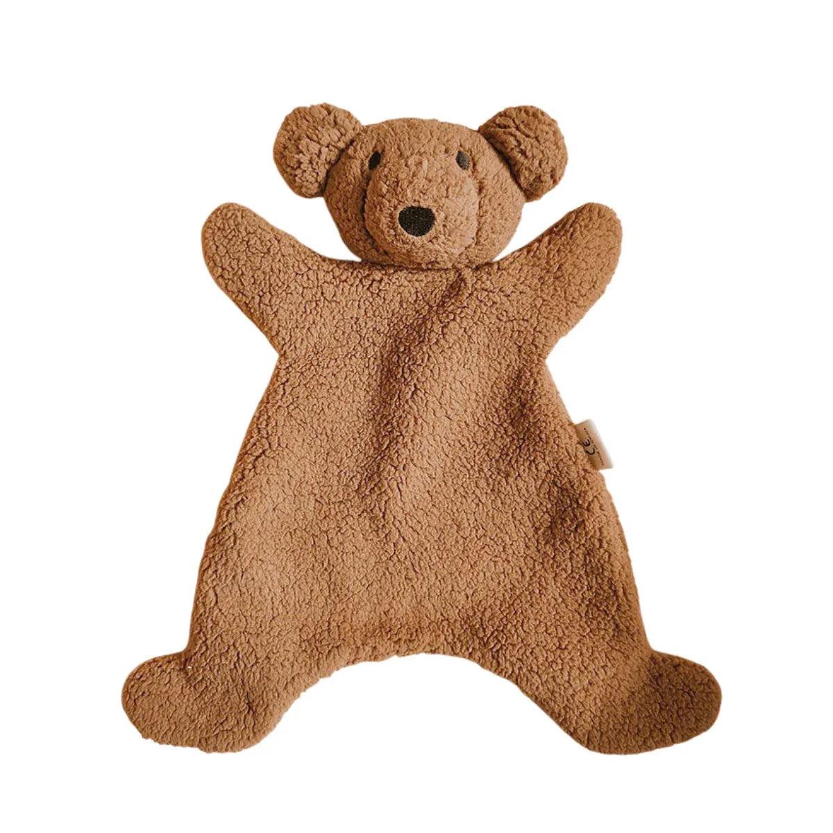 A Apple Pie Mocha Teddy Bear Plush Lovey