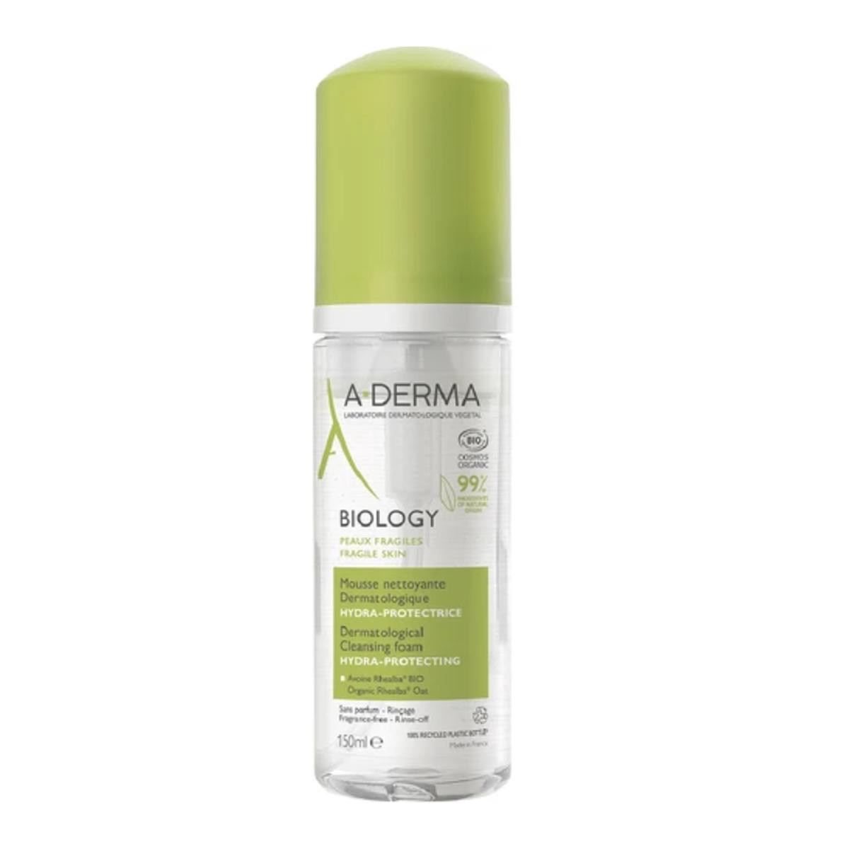 A-Derma Biology Hydra-protective dermatological cleansing mousse for sensitive skin 150ml
