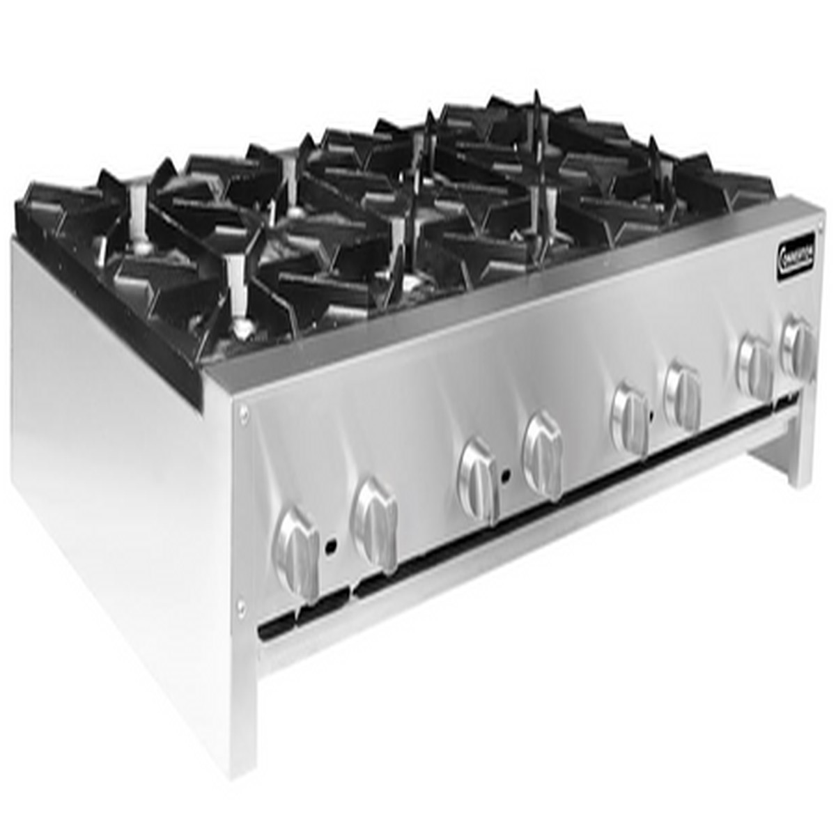 48" Hot Plate 8 Open Flame Burner 224K Counter Top Stove CHP-848 #5224
