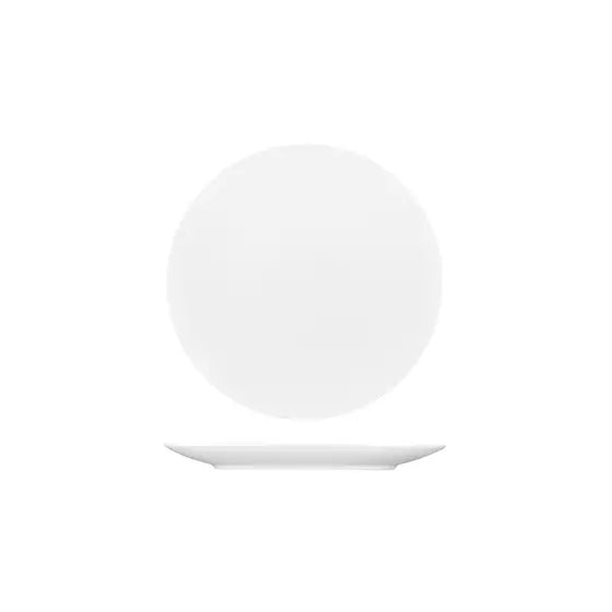 Wide Rim Plate - 305Mm, Pacific Bone China: Pack of 12