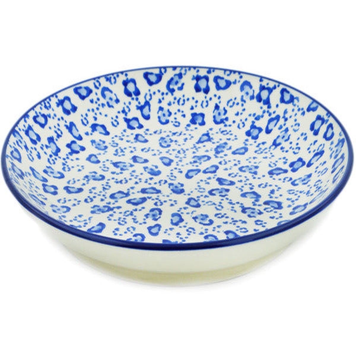 Dinner Plate 10-inch Blue Pips Theme